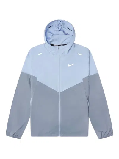 Nike Repel Packable Windrunner Zip-up Jacket In Blue