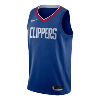 Nike Retro Basketball Jersey/vest Sw Fan Edition Los Angeles Clippers Blue