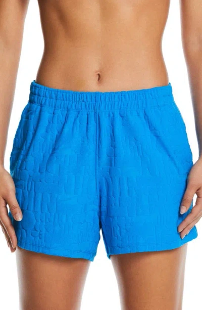 Nike Retro Flow Cover-up Shorts In Photo Blue