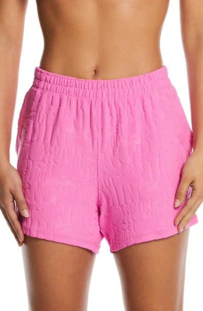 Nike Retro Flow Cover-up Shorts In Playful Pink