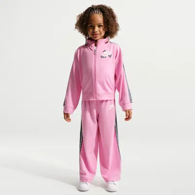 Nike Retro Remix Little Kids' 2-piece Track Set In Pink