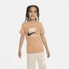 Nike Retro Sportswear Little Kids' Graphic T-shirt In Brown