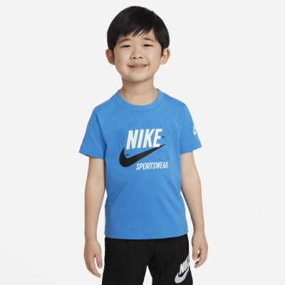 Nike Babies' Retro Sportswear Toddler Graphic T-shirt In Blue