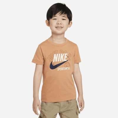 Nike Babies' Retro Sportswear Toddler Graphic T-shirt In Brown