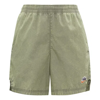 Nike Retro Washed Denim Casual Men's Shorts Green