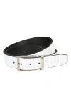 NIKE REVERSIBLE PERFORATED LEATHER BELT