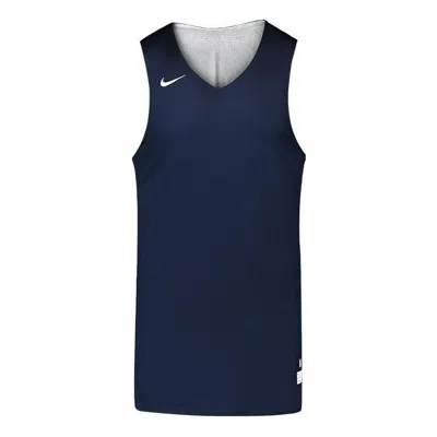 Nike Reversible Scoop Neck Athletic Tank 'navy' In Blue
