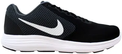 Pre-owned Nike Revolution 3 (women's) Sneakers In Dark Grey/white Black