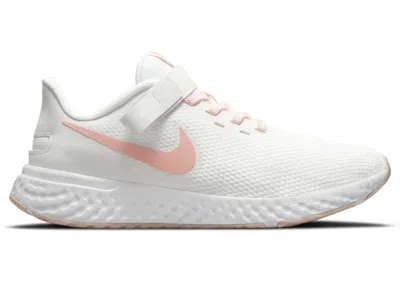 Pre-owned Nike Revolution 5 Flyease Sumit Crimson Bliss (women's) Sneakers In Summit White/orange Pearl In Multi