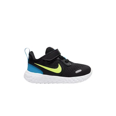 Pre-owned Nike Revolution 5 Td 'black Lemon Venom' | Infant Size 8
