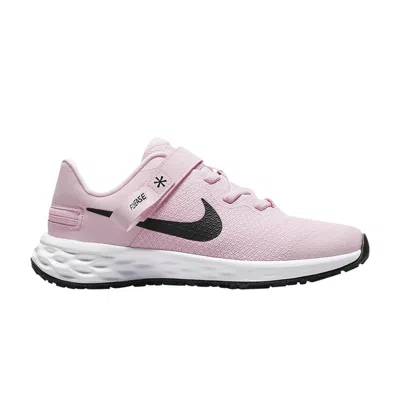 Pre-owned Nike Revolution 6 Flyease Ps 'pink Foam' | Black | Kid's Size 11