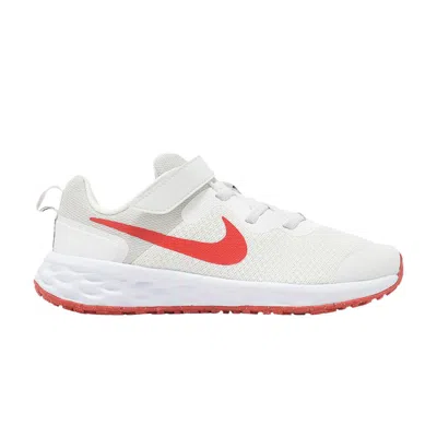 Pre-owned Nike Revolution 6 Ps 'summit White Track Red' | Kid's Size 11