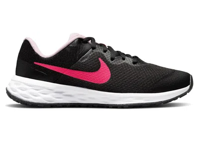Pre-owned Nike Revolution 6 Sneakers In Black/pink Foam/hyper Pink