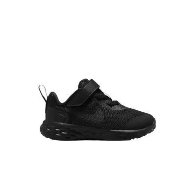 Pre-owned Nike Revolution 6 Td 'triple Black' | Infant Size 9