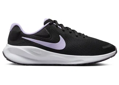 Pre-owned Nike Revolution 7 Lilac Bloom (women's) Sneakers In Black/white/daybreak