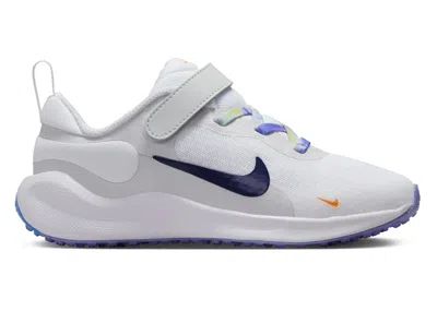 Pre-owned Nike Revolution 7 Next Nature Se Midnight Navy Sneakers In White/photon Dust/vapor Green In Multi