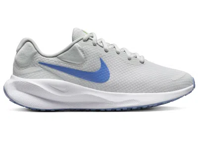 Pre-owned Nike Revolution 7 Polar (women's) Sneakers In Photon Dust/white/lime Blast