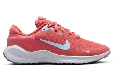 Pre-owned Nike Revolution 7 Psychic Blue Sneakers In Magic Ember/blue Tint/white