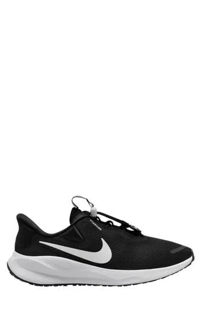 Nike Revolution 7 Road Running Shoe In Black/white