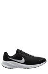 Nike Revolution 7 Road Running Sneaker In Black/white