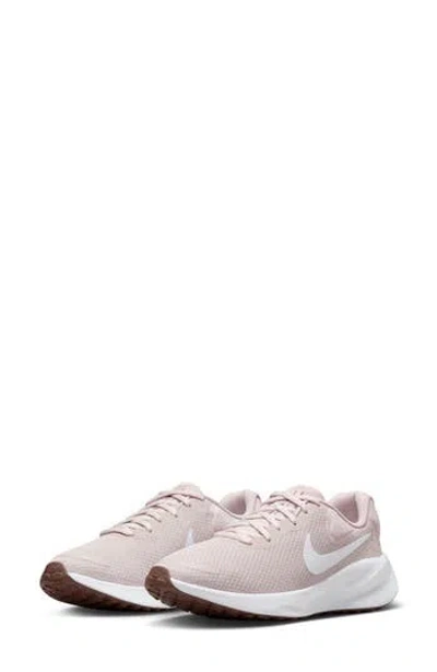 Nike Revolution 7 Road Running Sneaker In Platinum Violet/white/mauve