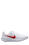 Nike Revolution 7 Road Running Sneaker In White/university Red/navy