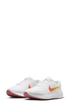 Nike Revolution 7 Road Running Sneaker In White/gold/magic Ember