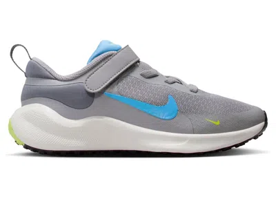 Pre-owned Nike Revolution 7 University Blue Sneakers In Cement Grey/light Carbon/volt