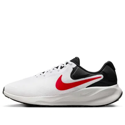 NIKE NIKE REVOLUTION 7 'WHITE BLACK PHOTON DUST FIRE RED'