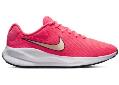 Pre-owned Nike Revolution 7 (women's) Sneakers In Hot Punch/dark Raisin/crimson Tint In Multi