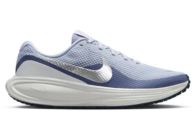 Pre-owned Nike Revolution 8 Metallic Silver (women's) Sneakers In Ghost/world Indigo/summit White