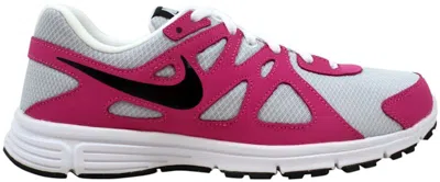 Pre-owned Nike Revolution Ii 2 Sneakers In Pure Platinum/black/fsn Pink In Multi