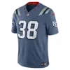 Nike Rhamondre Stevenson New England Patriots Rivalries Collection  Men's Dri-fit Nfl Limited Jersey In Blue