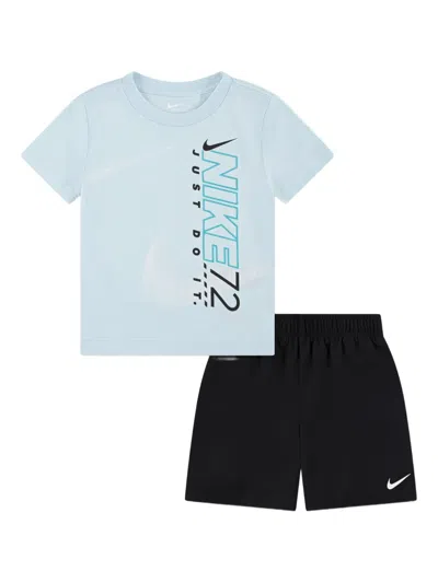 Nike Kids' Rhythm Shorts Set In Blue