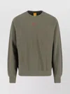 Nike Ribbed Crew Neck Sweater With Long Sleeves In Green