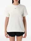 Nike Ribbed Short-sleeve T-shirt In White