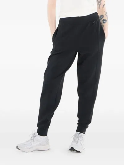 Nike Ring-detail Trousers In Black