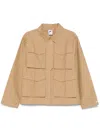 Nike Multiple Pocket Shirt Jacket In Neutrals