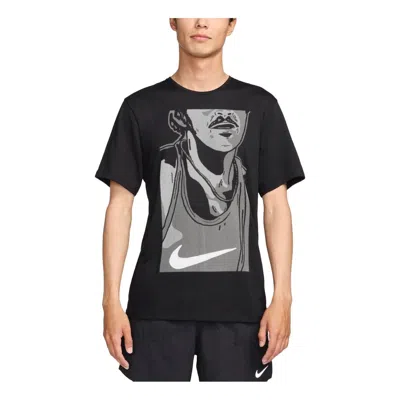 Nike Rise 365 Run Energy Running T-shirt Asia Sizing 'black'
