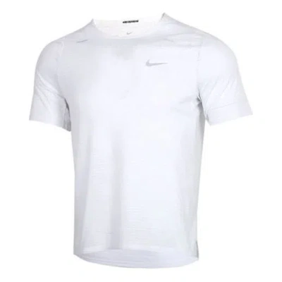 Nike Rise 365 Sports Running Short-sleeve Tee Men White