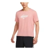 Nike Rise 365 Wild Run Running Sports Light Quick Dry Knit Short Sleeve Pink In Multi