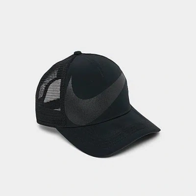 Nike Rise Dri-fit Trucker Hat In Black
