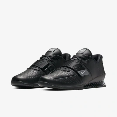 Pre-owned Nike Romaleos 3 Xd 3.5 Triple Black Lifting Powerlifting Workout All