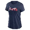 Nike Ronald Acuã±a Jr. Atlanta Braves Fuse  Women's Mlb T-shirt In Blue