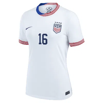 Nike Rose Lavelle Uswnt 2024 Stadium Home  Women's Dri-fit Soccer Jersey In White