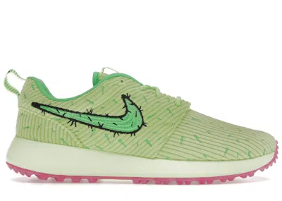Pre-owned Nike Roshe Golf 2 Waste Management Phoenix Open Prickly Pear Sneakers In Key Lime/barley Volt/active Fuch