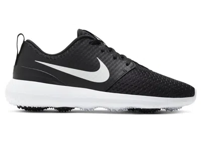 Pre-owned Nike Roshe Golf Metallic (women's) Sneakers In Metallic In Black/white/metallic White