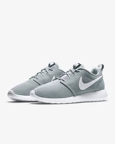Nike Roshe One 511881-023 Men's Wolf Gray/white Low Top Running Shoes Clk999 In Grey