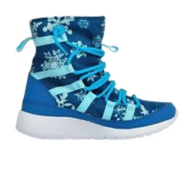 Pre-owned Nike Roshe One Hi Print Gs | Blue | Kid's Size 6