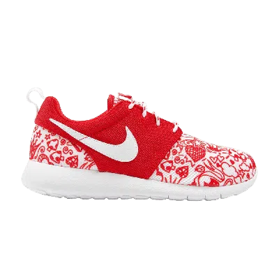 Pre-owned Nike Roshe One Print Gs 'valentine's Day' In Red